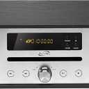 iLive Electronics Bluetooth Home Music System with CD Player, Built in Stereo Speakers, Includes Remote, Black (IHB340B)
