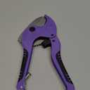 Bates- PVC Pipe Cutter, Cuts up to 1-5/8", Purple Ratcheting PVC Pipe Cutter Tool, Pipe Cutters PVC Pipe Shears, Plastic Pipe Cutter, PEX Pipe Cutter, PVC Cutter Tool, PVC Ratchet Cutter