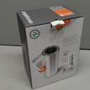 simplehuman 14 oz. Touch-Free Rechargeable Sensor Liquid Soap Pump Dispenser, Brushed Stainless Steel