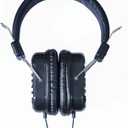 Professional Over-Ear Headphones, Steel Headband Design, Black, Wired with 3.5mm Jack