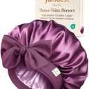 Yanibest Adjustable Satin Bonnet for Sleeping, Double Layer Silk Hair Bonnet with Tie Band for Unisex Women Men Curly Natural