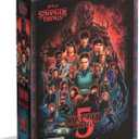 Clementoni Jigsaw Puzzle 1000 Pieces, Stranger Things Netflix, Puzzle for Adults 14-99 Years, Compact Box, Made in Italy, 37096