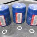 Genuine Honda / Acura Engine Oil Filter + Washers 15400-PLM-A02 - Set Of 3