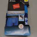 Hanes Men's Underwear Pack, 3-Pack, Total Support Pouch Boxer Briefs or Trunks, Moisture-Wicking Underwear for Men Large