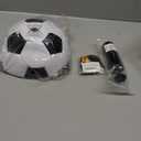 Soccer Ball Size 2 Size 3 Size 4 Size 5 with Pump - Single, 2 or 3 Pack - Official Size & Weight - Classic Indoor Outdoor Soccer Long-Lasting - Ideal Gift for Toddler Kids Boys Girls Youth Adult