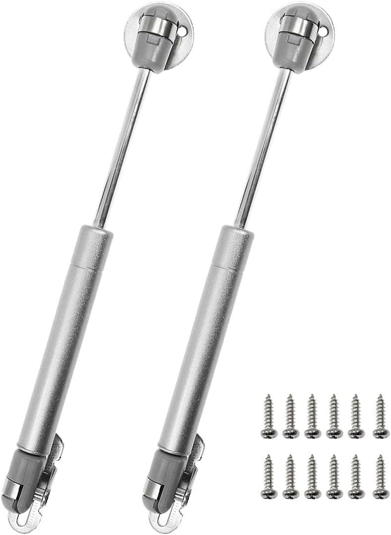 30N/6.6lbs Gas Struts, 8.2 Inch Length Safety Lift Support, Gas Spring, Gas Shocks, Lid Support, Gas Struts Soft Open Lid Hinge for Cabinet Toy Box, Pack of 2