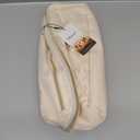 Mancro Hot Hair Tools Travel Bag with Separate Heat Resistant Mat, Large Capacity Wide-open Pouch, Hair Accessories Organizer for Flat Irons, Straighteners, Curling Iron,Travel Essentials for Women (Beige)