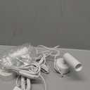 2 Pack Indoor Spot Lights, 120V LED Accent Up Lights, 3W Plant Spotlights, 3000K Floor Spotlights for Plants, Pictures, Desk - Uplights with 5.9 FT Plug Cord and Foot Switch (White)