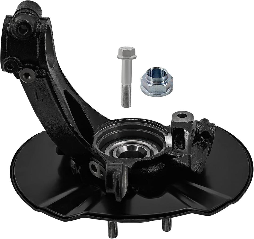 686-431 Front Driver Side Loaded Steering Knuckle Compatible with Honda Civic 2.0L 2016-2021, Only For Coupe Sedan FWD Model, Not For Hatchback, Driver Side