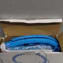 U2-26 Knots 19- 56, Weighted Hula Hoop for Adults Weight Loss, Infinity Hoop Plus Size, Children Adults Home Outdoors, Fun Fitness Exercise, Abdominal Toner,Free Waist Trimmer&Wash Bag (Blue)