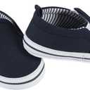 Gerber Unisex-Baby Newborn Infant Toddler Boy and Girl Slip-on Sneaker Crib Shoe (Navy)