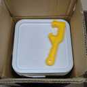 Tankless Water Heater Flushing Kit Includes 1/3HP Stainless Steel Sump Pump with Two Adapters & 3 Gallons Pail with Bucket Lid Opener & Two 1/2 Dia X 6 Hoses with Washers