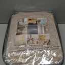 Madison Park Daybed Cover Set Damask Quilted Cover for Daybeds, All Season, Pre-Washed Cotton-Filled Coastal Bedding with Scallop Edge, Shams, Bedskirt, Dcor Pillows, Tuscany, Daybed Khaki 6 Piece, 75"x39"