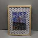 LUCKYLIFE 12x16 Picture Frame Solid Natural Wood, Display 8.5x11 photo with Mat or 12x16 without Mat for Wall Hanging, Set of 5