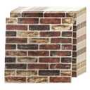 Art3d 10Pcs Large Size 52.5 Sq.FT 3D Self-Adhesive Foam Brick Wall Panels, Red Brown(10 Pack) (52.5 Square Feet)