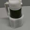 TrendPlain - Original 16oz/470ml Olive Oil Dispenser Bottle for Kitchen Gadgets and Air Fryer Accessories - Olive Oil Sprayer for Cooking w/Stickers - White