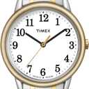 Timex Women's Easy Reader Watch (30mm, Two-Tone/Two-Tone/White/B/30mm)