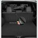 Floor Mats Custom for Subaru Outback 2026 Trunk Mat with Backrest Mat All Weather TPE Full Set Liners Cargo Protector for Outback 2026 Accessories, Black