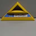 Tile Tool, Tile Edge Trim Cutting Tool for Installation, Precise 45-Degree Miter Cut Tile Trim Square Accessories for Pro and Beginner (1 Piece, Yellow)