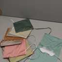 PerKoop 12 Pcs Jumbo Book Covers Stretchable Fabric School Book Protector Reusable Washable Cover Protector for Most Hardcover Textbooks(Morandi Color,6 x 9 Inch)