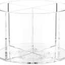 Drink Packet Organizer, Round Rotating Turntable with 4 Compartments, Lazy Susan Storage for Flavor Packets, Drink Mixes, and Water Enhancers  Countertop Organizer (1pc)