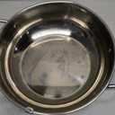 Deep Fryer Pot, 304 Stainless Steel Japanese Frying Pot with Oil Drain, Temperature Control and Lid, Tempura Deep Fryer Pot for Kitchen Stove/Induction Cooker French Fries Fryer Chicken 9.4"