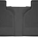 Husky Liners Weatherbeater Floor Mats | Fits 2019-2024 Chevrolet Silverado & GMC Sierra 1500; 2020-2024 Silverado/Sierra 2500, 3500 Crew Cab w/Factory Under Seat STG | 2nd Row, 1-pc Black - 14201
