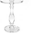 LIKENOW Acrylic End Table,Acrylic Side Table,Modern Nightstand with Clear Small Round Top and Solid Post for Living Room,Bedroom and Lobby 13.5x13.5x19.5 High inches