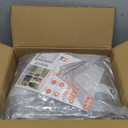 24 Mil Clear Tarps Heavy Duty Waterproof,Clear Tarp 8x10 FT,Tear-Resistant,Anti-UV,Cold Weather Resistan,PVC Clear Vinyl Tarp with Grommets for Covering Patio Henhouse Porch Canopy Plant Camping