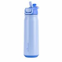 REDUCE Aura Vacuum Insulated 26 oz Water Bottle - Leak-Proof & Chug Spout for Quick Hydration - Keeps Drinks Cold for 30 Hours - Removable Handle for Travel or Gym - Soft Sit Base - Blue 