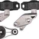 Set of 3 Engine and Transmission Mounts Front Rear Replacement for Smart Fortwo 451 2008-2015 1322200048 1322200148