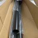 Tension Curtain Rods 51-122 Inch(5-10 Ft),Long Tension Rods No Drilling,Heavy Duty tension rod for Bathroom Windows Room Divider Outdoor Patio,Easy Install,Never Rust,Diameter 1.26 In-Black