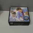 Alvoxcon UHF Dual Channel Wireless Lavalier Microphone System with Volume Control for iPhone, DSLR, PA Speaker, YouTube, Podcast, Video Recording, Conference, Vlogging, Church, Interview, Teaching (Gray)