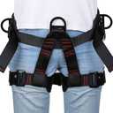 Climbing belts, Thicken Professional Safety Belt for Caving Rock Climbing Fire Rescuing Rappelling Tree and Outdoor Adventure Activities