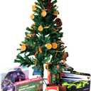 Natural Christmas DIY Decor Crafts Kit with Dried Orange Slices *25-30 pcs, Cinnamon Sticks *12, Pine Cones *6-8, Gift Box Set, DIY Holiday Decorations for Christmas Wreaths, Tree Ornaments, Home