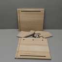 Wooden Window Plant Shelf Stands, 22" Sill Extender for Indoor Plants No Drilling, Renter Friendly Design Easy Installation Without Damage