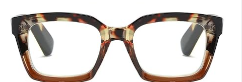 3 Pack Readers for Women Oprah Style Square Reading Glasses with Spring Hinge Blue Light Blocking for Men Ladies HFC +1.0