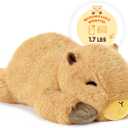 Onsoyours Original Capybara Microwavable Stuffed Animal, Heatable Capybara Plush for Warmth & Comfort - Soft Plushies Toys for Kids & Adults