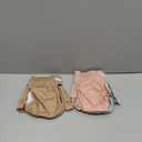 wegreeco Dog Diapers Female (3 Pack), Highly Absorbent Puppy Doggie Dog Diapers for Female Dogs Period, Washable Doggy in Heat, (Medium) (Champagne Colour)