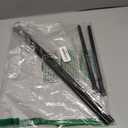 AIZESI Spring Tension Curtain Rods Short Tension Rod (Black,28" to 38"-2Pcs)