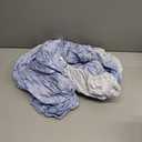 JQinHome Blue Chair Covers for Dining Room Set of 6, High Stretch Removable Washable Parsons Chair Slipcover for Home Party Hotel Wedding Ceremony (Stripe Pattern,6PCS)