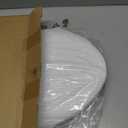 V-Shape Toilet Seat, Soft Close, Quick Release, White PP