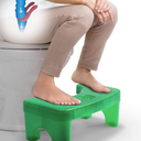 Brippo Toilet Stool for Adults, 7inch Height Portable Squatting Poop Foot Stool, Lightweight & Sturdy, Bathroom Non-Proof Toilet Assistance Step Stool fits 14"-16" Standard Toilets