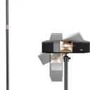 PUTORSEN Universal Projector Stand Height Adjustable & 360 Rotatable Mount with 1/4" Screw, Compatible with Projectors, Cameras, Webcams for Home, Office, and Outdoor Use