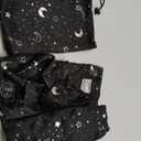 Sun Zero Lights Out Portable Travel 100% Blackout Suction Cup Curtain.                             Size  Panel, 50" x 78", Stars