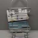 Zenna Home Lock Top  NeverRust Aluminium Large Shower Caddy with Soap Tray Chrome 7418ALL02