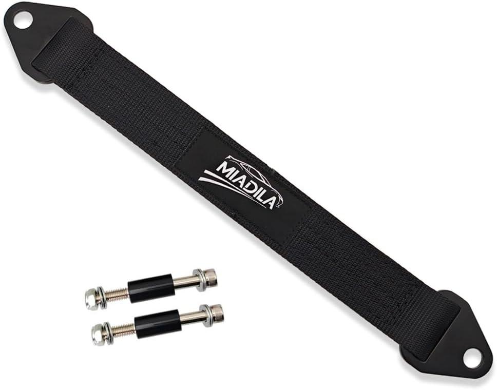 Premium Shock Suspension Limit Strap, Nylon Quad Wrap Axle Tie Down Strap with 10,000 Lb Break Strength, Travel Webbing for Truck, Trailer, ATV, UTV (18 Inch)