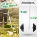 7 Pcs Dual Line String Trimmers Spools Compatible with Greenworks Model 2101602, 2101602A, STBA40B210, BST4000, 0.065" Line Replacement Spool (2900719) and Spool Cap Cover(6 Spools + 1 Cap)
