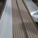 Art3d Slat Wall Panels, WPC Soundproof 3D Wall Paneling for Interior Wall Decor, TV Background, 8-Pack 96 x 6 in. Oak