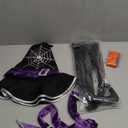 Spooktacular Creations Fairytale Witch Cute Witch Costume Deluxe Set with Broom for Girls (Toddler(3-4 yrs), Purple)